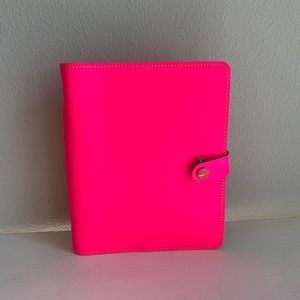 Filofax A5 hot pink